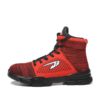Felix Men's High Top Steel Toe Work Boots Red