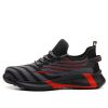Isabella Comfortable Steel Toe Work Shoes Puncture-Resistant Red