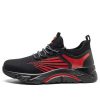 Derek Comfortable Steel Toe Work Shoes Anti-Smashing Non Slip Red