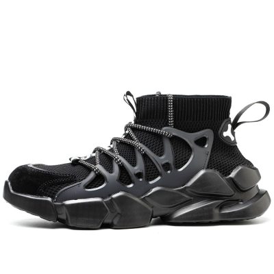 Basil Comfortable Composite Toe Safety Shoes Full Black