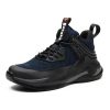 Connor Comfortable Industrial Steel Toe Shoes Blue