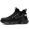 Gene Steel Toe Shoes Non-Slip Puncture-Proof Black