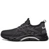 Ansel Lightweight Steel Toe Safety Shoes Slip Resistant Black