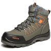 Anthony Waterproof Winter Snow Steel Toe Boots Resistant Puncture Green
