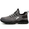 Baade Non Slip Steel Toe Safety Shoes Gray