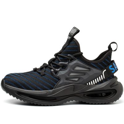 Douglas Comfortable Steel Toe Shoes Blue