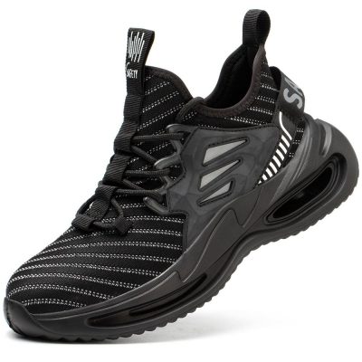 Jim Puncture Resistant Steel Toe Shoes Gray