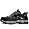 Ronan Breathable Non Slip Steel Toe Shoes Black